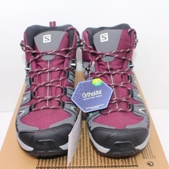 Salomon Women's X Ultra Pioneer Waterproof Hiking Mid Boots Size 6.0 - Picture 4 of 12